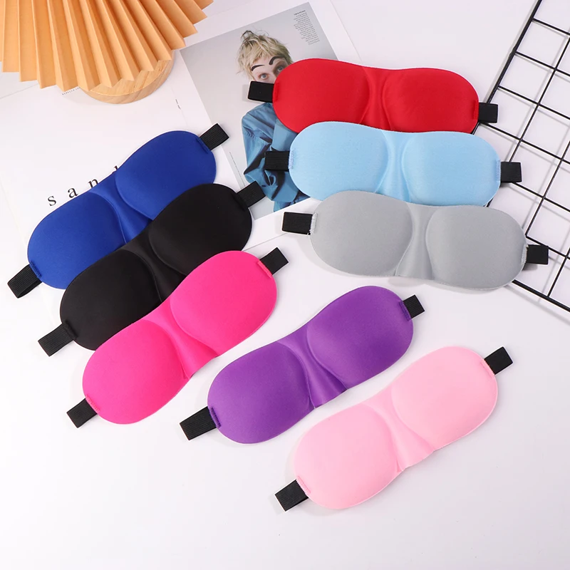 Eye Mask For Sleeping 3D Contoured Cup Blindfold Concave Molded Night Sleep Mask Block Out Light With Women Men