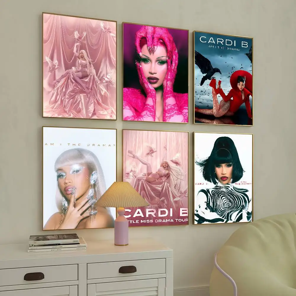 Singers C-cardi B Am I The Drama Poster HD Art Sticky Wall W