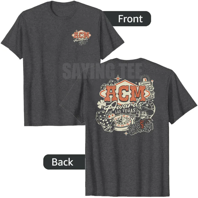 ACM Awards Las Vegas T-Shirt Y2k Reise-Trip nach Las Vegas Grafikkleidung für Glücksspiel-Liebhaber Personalisierte Streetwear-Bekleidung Top – Detail 5