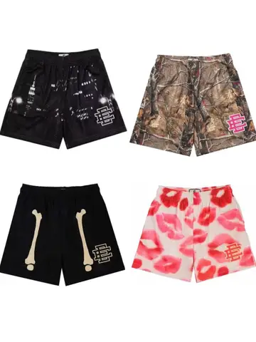 Eric Emanuel New Men Beach Board Shorts fitness Training Workout Sport Short Pants Women Summer Gym Jogging Mesh Casual Short