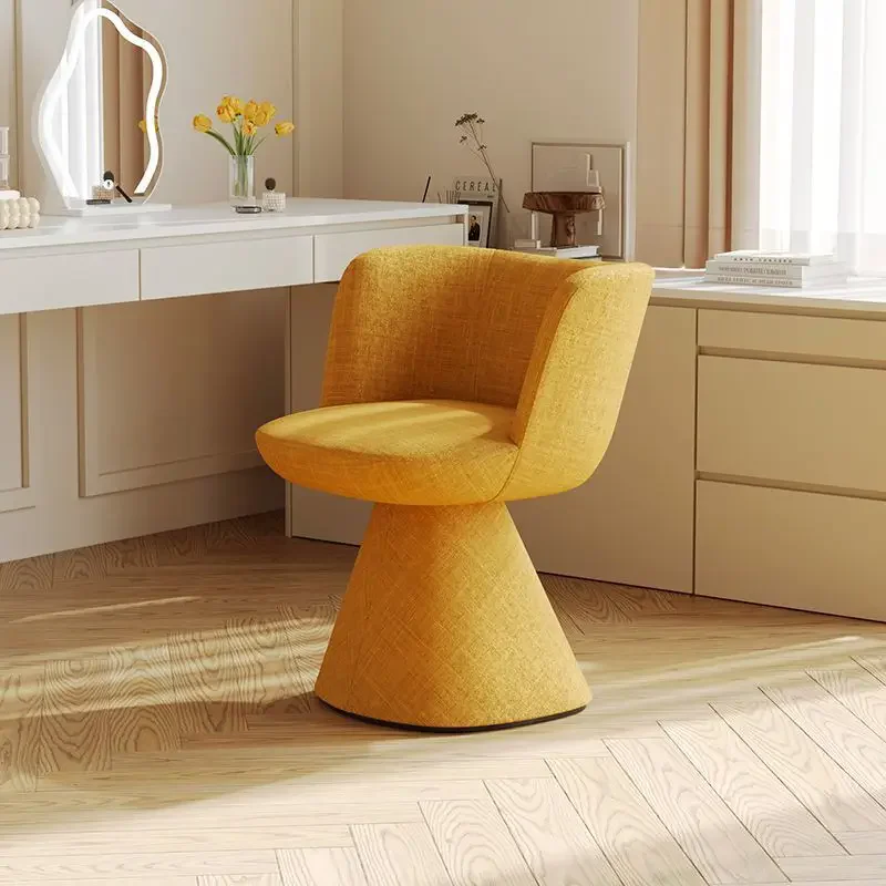 Nordic rotatable makeup chair cream wind designer home online celebrity ins wind lazy dinning  bedroom restaurant chair