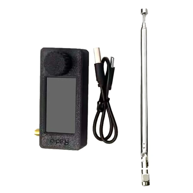 M16K-Portable Radio With Antenna 1.9Inch IPS Screen SI4732 LSB USB AM FM/FM/AM Mini Pocket Radio
