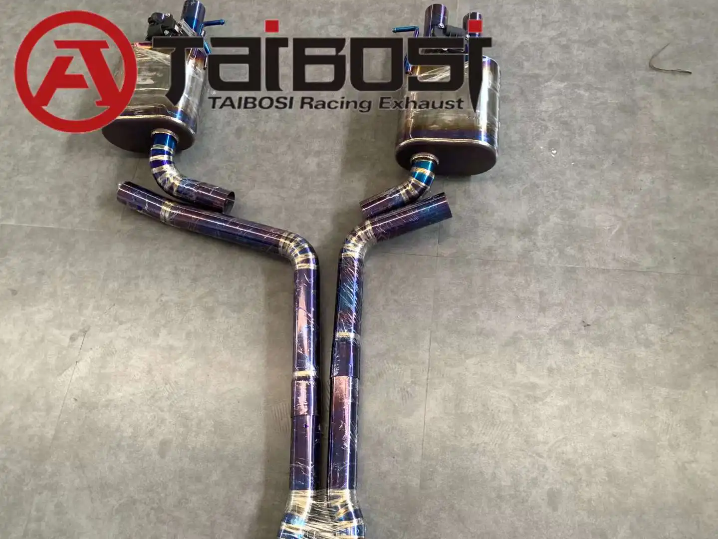 Per Audi S5 B8 2009-2017 3.0T Auto Catback Scarico Downpipe Taibosi Prestazioni Sistema di Scarico Tubo Valvola Elettrica Silenziatore Ritaglio