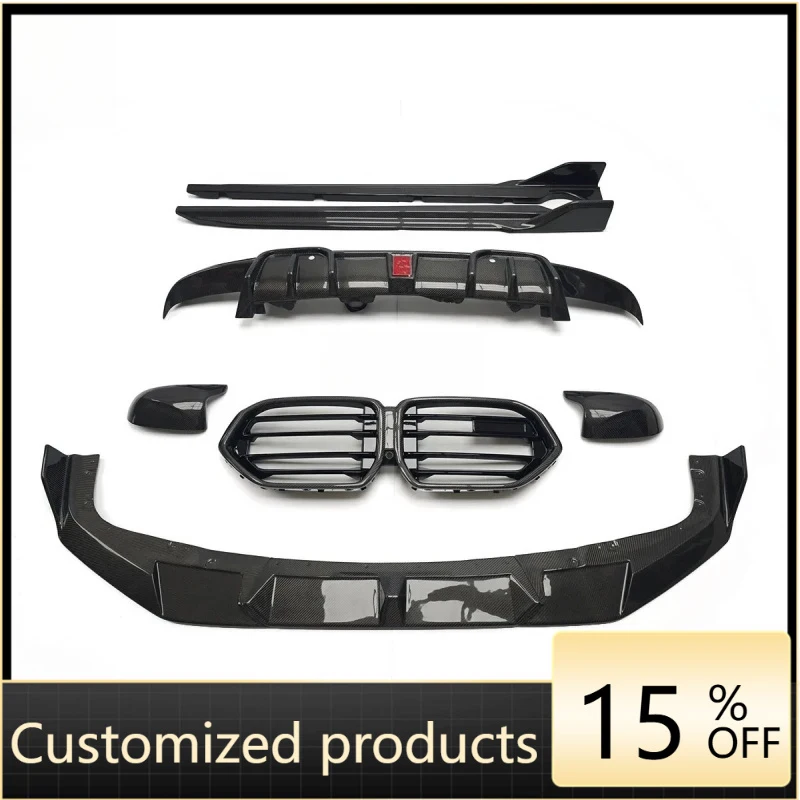 Premium Car Accsori F LCI WET Carbon Body Kit Front Lip Side Skirts Rear Diffuser Girlle Mirror Cover Durle