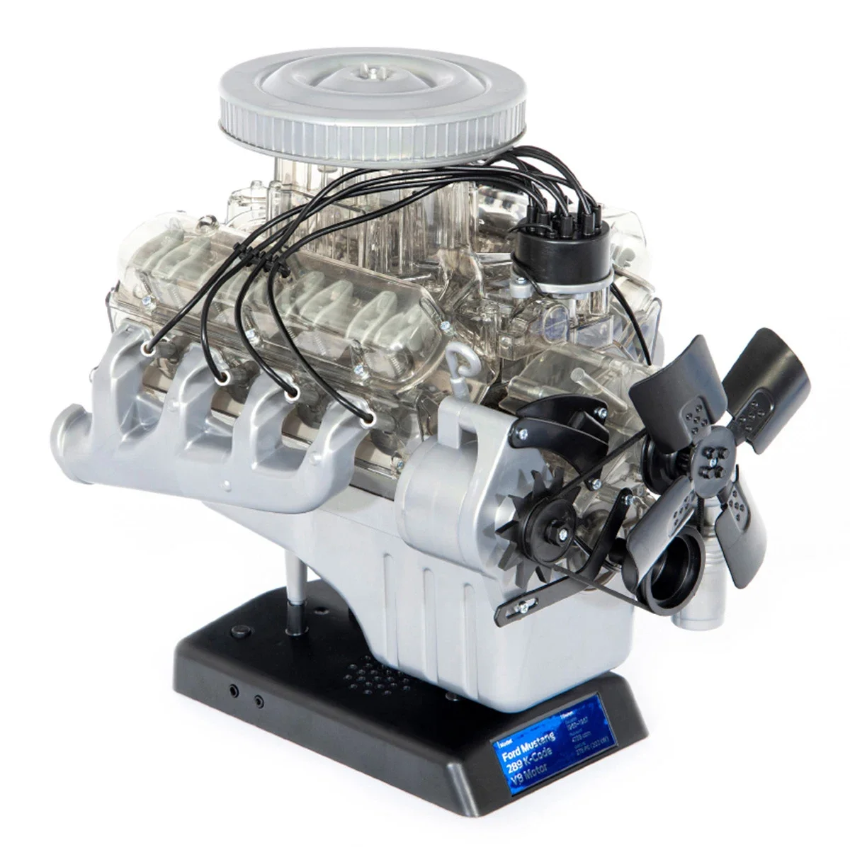 V8 Engine 200+ Parts 1:3 Mini Engine Model DIY Assembly Kit Car Engine Simulation Startable Model Toys