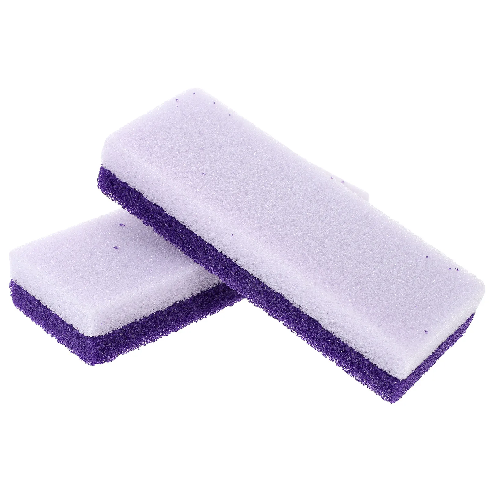 2Pcs Pumice Stone Foot Care Exfoliator for Dead Skin Removal Callus Remover Pedicure Tool Smooth Foot Scrubber Purple - view 6