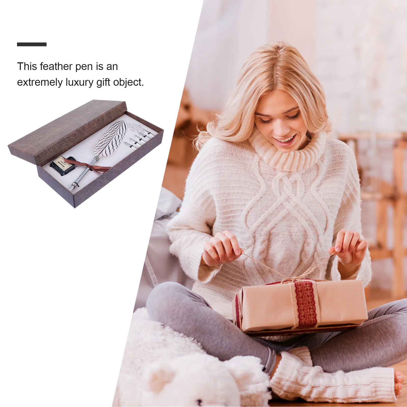 

1 Set Dip Pen Set Luxury Writing Tool For Calligraphy Drawing Practice Student Kids Adult Gift Stationery Pens