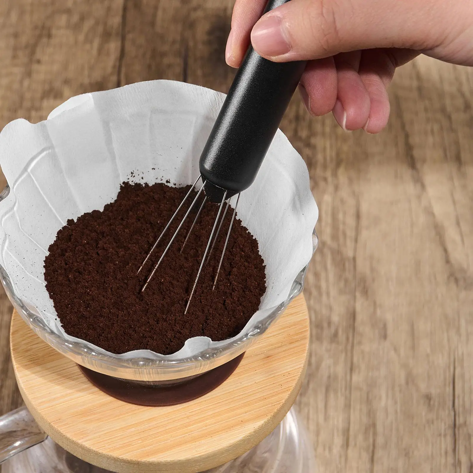 أداة تقليب مسحوق القهوة، موزع عبث القهوة، ملحقات الإسبريسو أداة توزيع الإسبريسو للاستخدام المنزلي اليومي