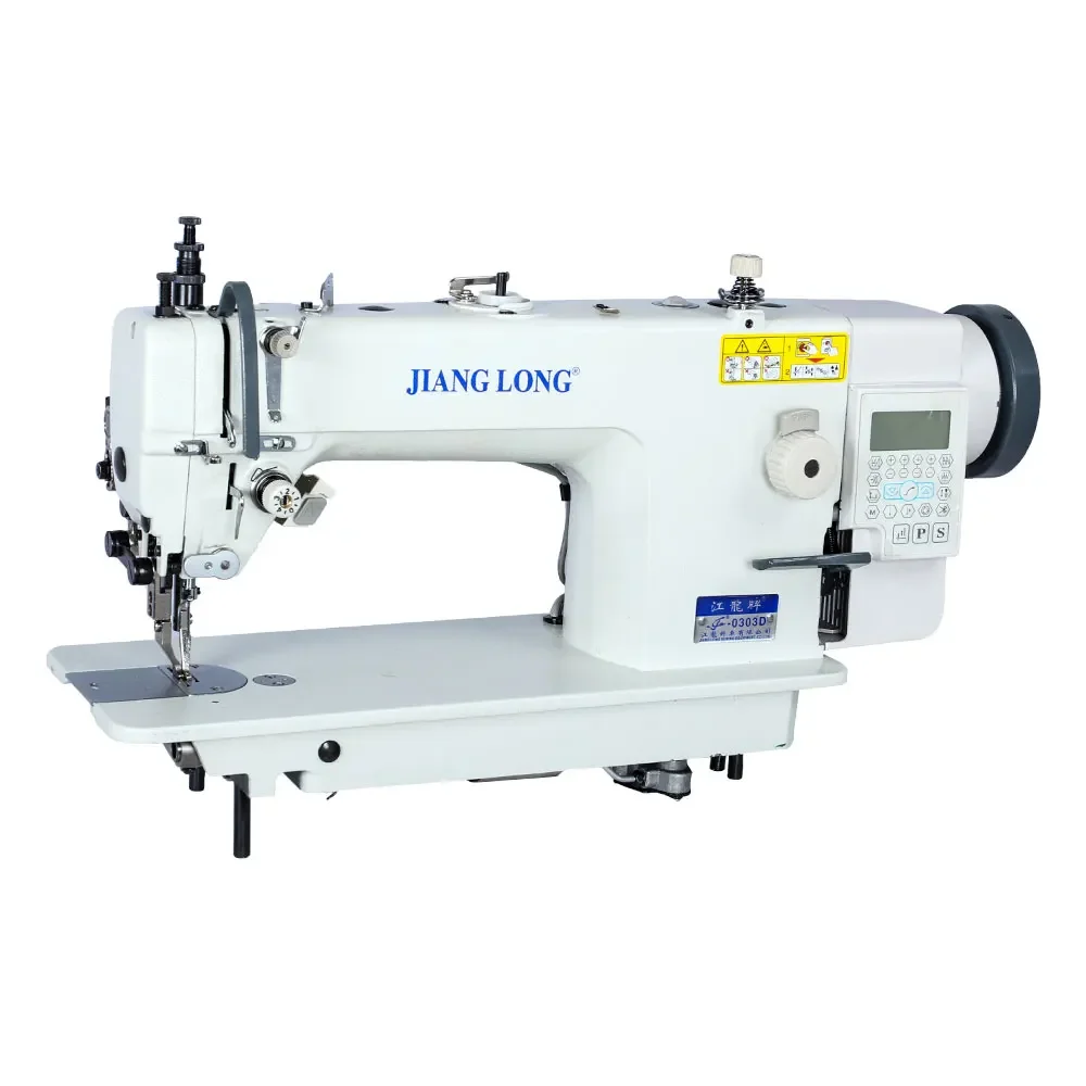 0303DFH flat bed Computerize automatic pressure foot compound feed lockstitch industrial sewing machine