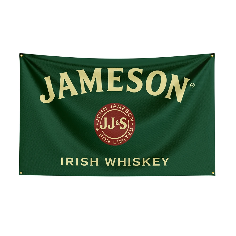 

3x5Ft Jamesons Flag Polyester Printed Beer Banner For Decor