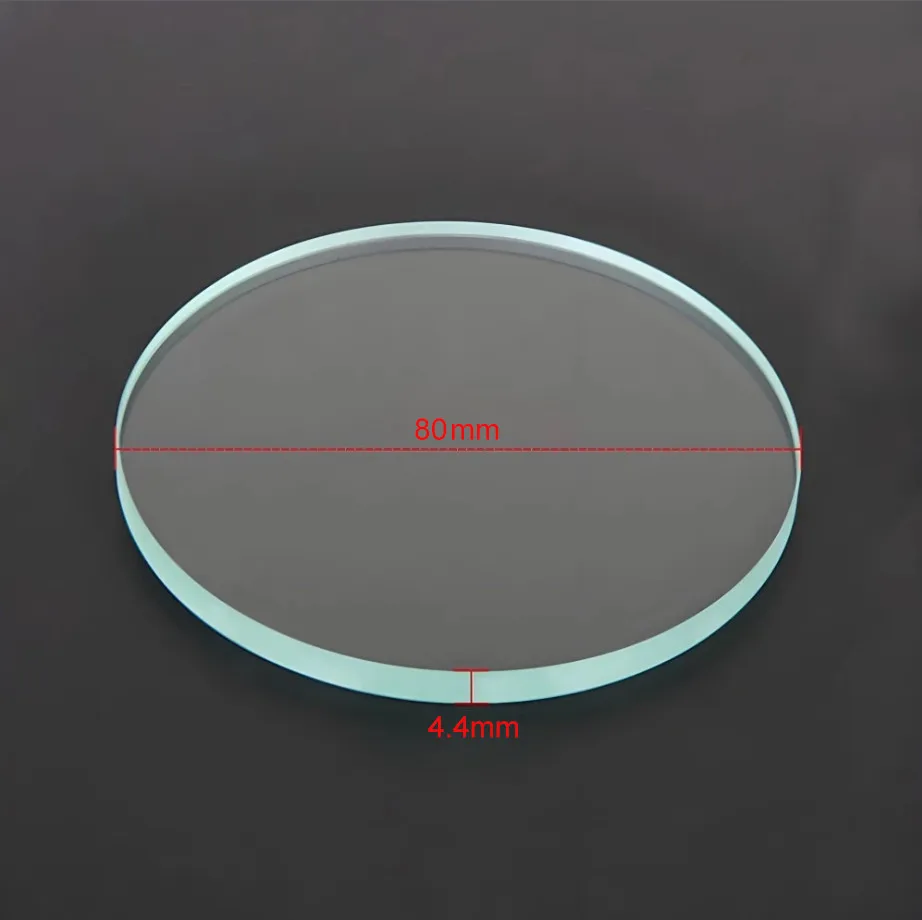 2PCS 80mm Stereo Microscope Working Stage Transparent Plate Working Board