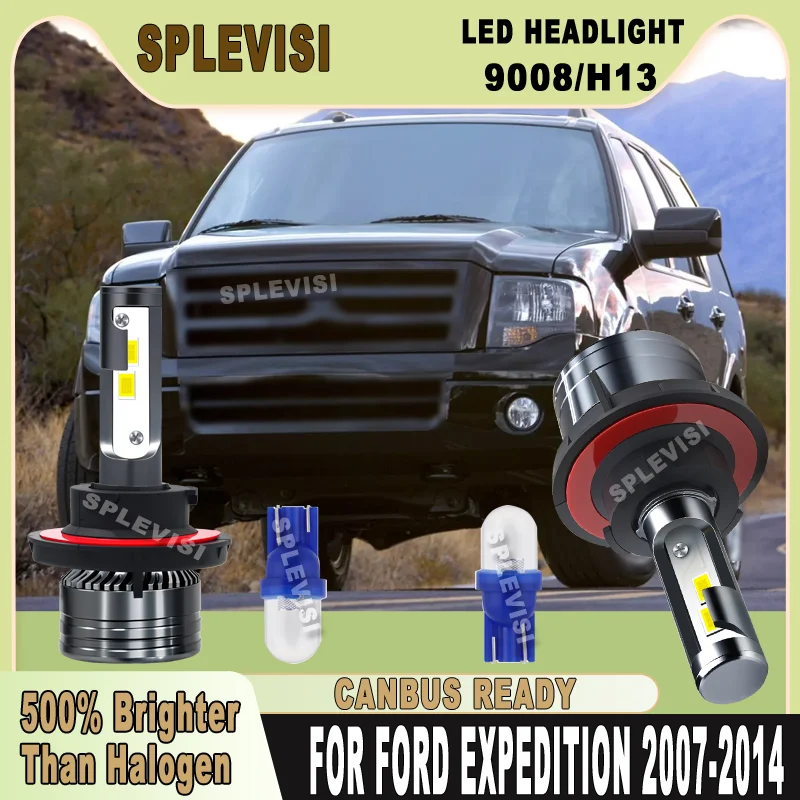 

Reliable Night Safety Plug-and-play Setup Fast Heat Dissipation LED HEADLIGHT For Ford Expedition 2007 2010 2011 2012 2013 2014