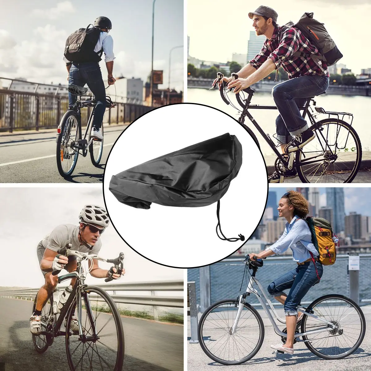 

Rainproof Seat Bicycle Covers Waterproof Bike Cushion Protector Filling Child
