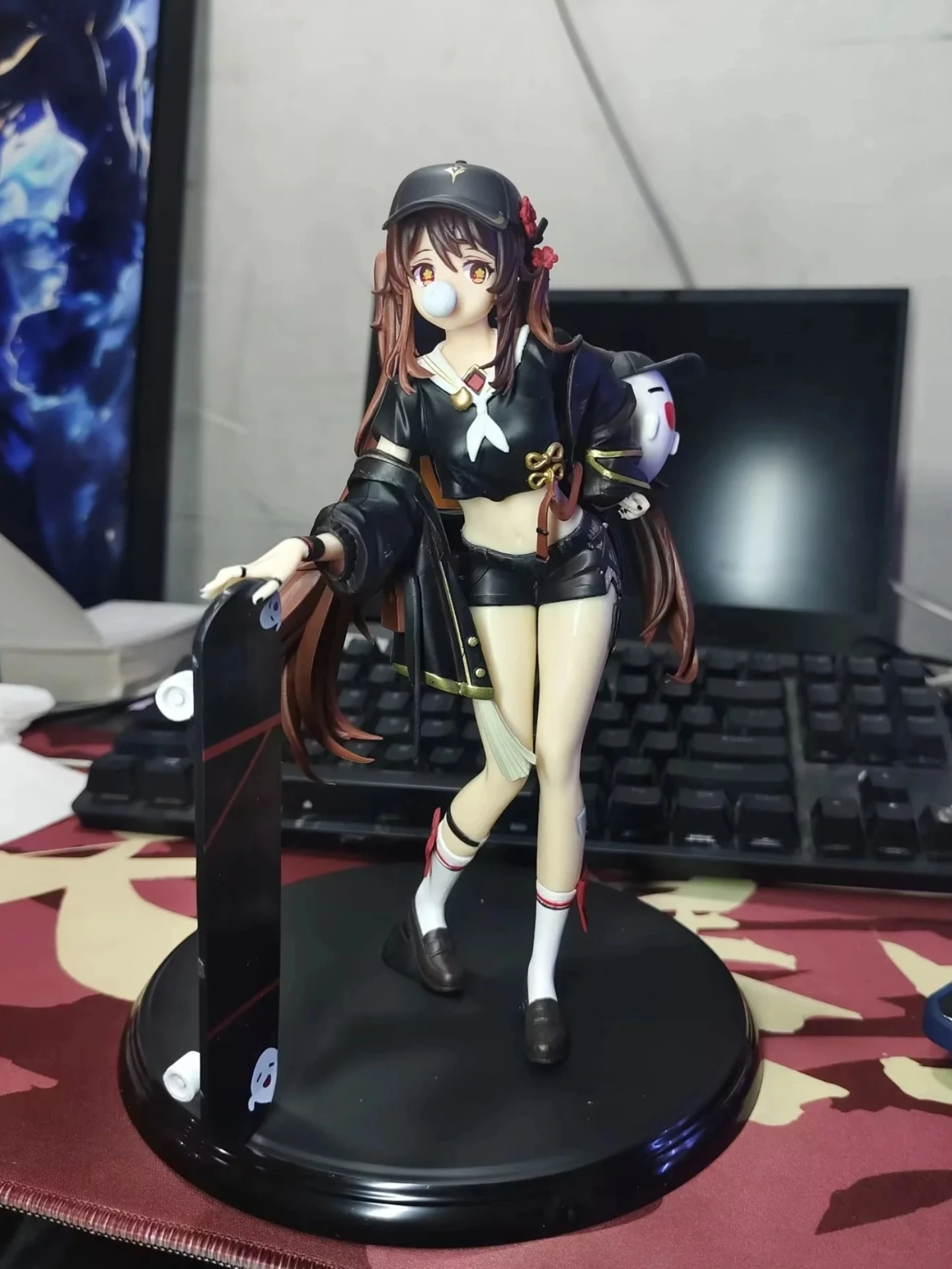 

Game Genshin Impact Hu Tao Standing posture Action Figure PVC Model Toy Doll Desk Decor Car ornaments Collection Gifts