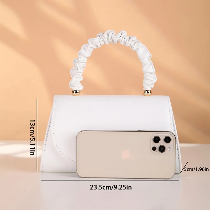 Vrouwen Top-Handvat Tassen Wit Lederen Bruid Handtassen Tas Designer Avondtassen Feest Handtas Bruiloft Clutch Portemonnee Schoudertas