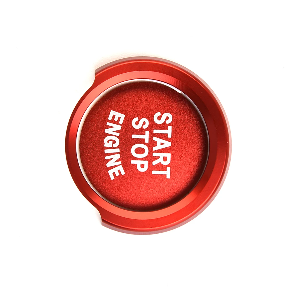Anodized Aluminum Engine Start Stop Button Decoration Ring Compatible with For BMW F20 F22 F30 F32 F48 1 2 3 4 Series X1