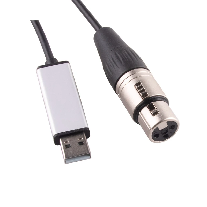 FTDI FT232RL kabel konverter adaptor antarmuka Dongle RS485 pengontrol 512 DMX512 DMX USB ke DMX512 Lightkey