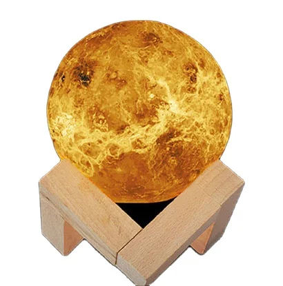 

KSWING The Eight Planets 3D Moon Lamp Galaxy Moon Lamp Star Light Projector With Remote Wood Toy For Kids