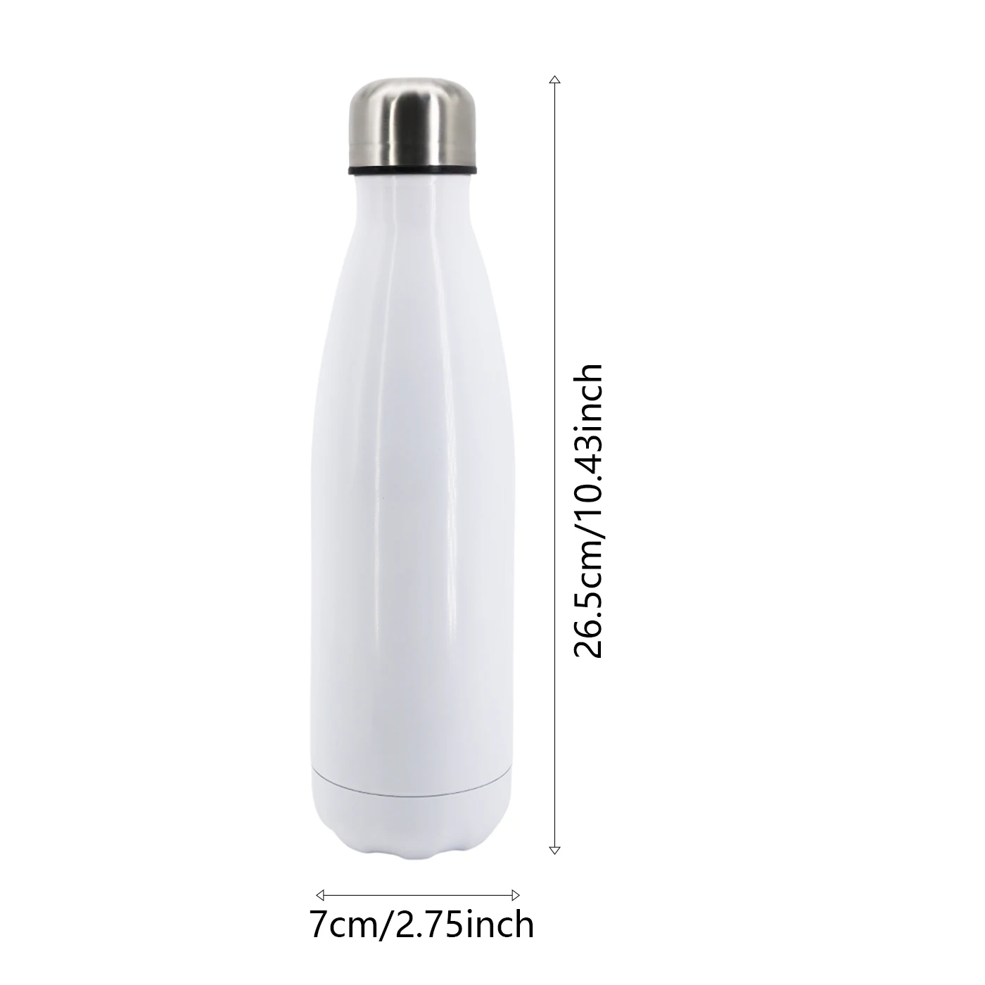 500ml 1000ml double wall stainless  vacuum insulated cola shape sport  500ml with  for sport