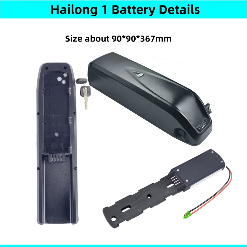 Hailong 1 2 Hailong 1-2 Max G80 Ebike Battery 36V 20Ah 48v 20Ah 25Ah 52V 20Ah Fat Tire Mountain Bike Battery for Cyrusherr XF900