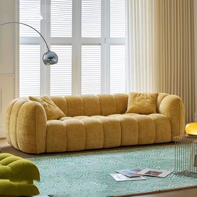 

Oversized Luxury Living Room Sofas Aesthetic Girly Modern Loveseat Compressed Sofa Lounge Bedroom Divano Soggiorno Furniture