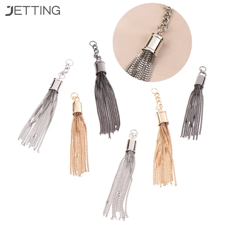 Fashion Tassel Pendant Keychain Shoulder Bag Tassel Metal Buckle Tassels Pendant Handbag Decoration Purse Hardware Accessories