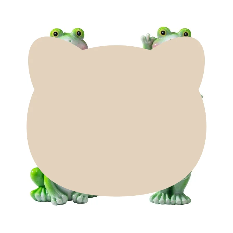 5Pcs Cute Mini Frog Figurine Lovely Cartoon Animal Statue Ornament For DIY Micro Landscape Garden Terrarium Decoration Supply