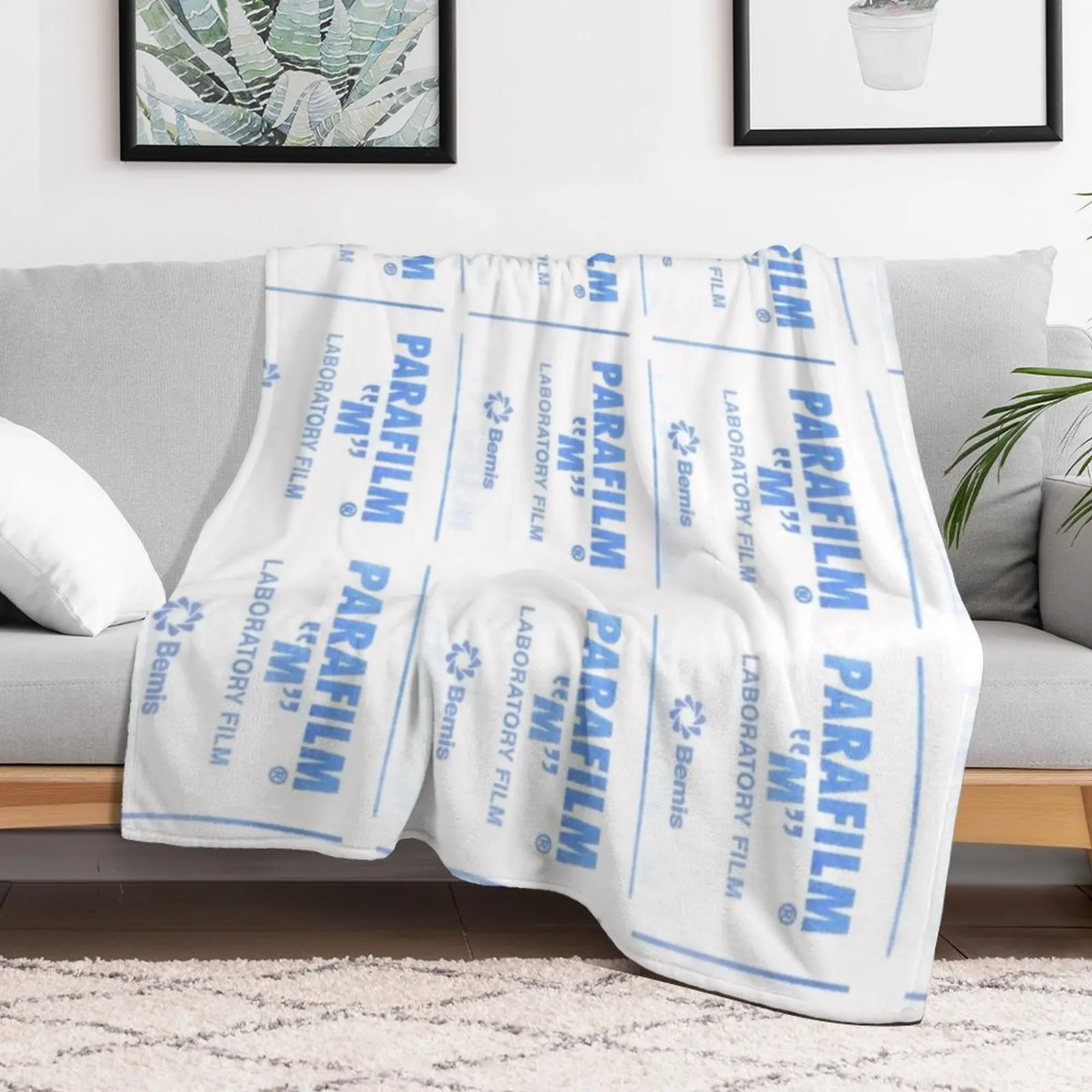 Parafilm is a lifesaver Throw Blanket Wrinkle Resistant Lightweight Blanket