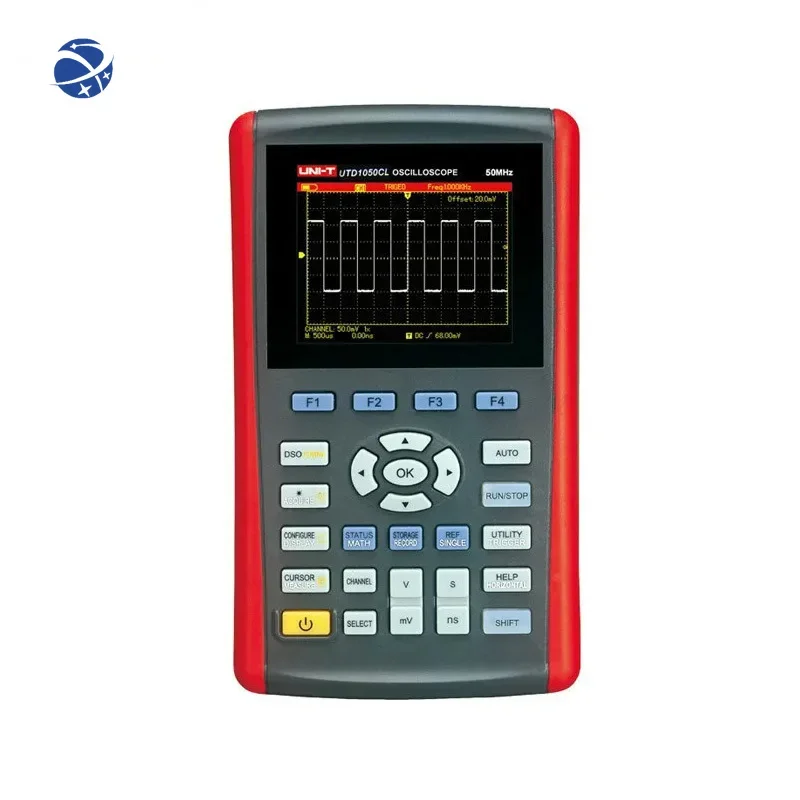 

UNI-T UTD1025CL Handheld Digital Oscilloscope 3.5-inch Color LCD Storage 25MHz Mini USB Oscilloscopes