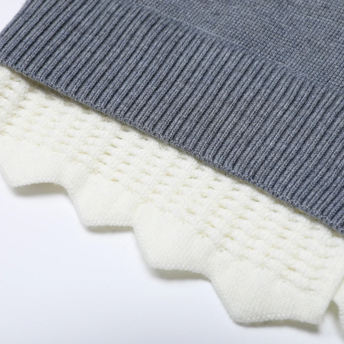 High-End-Qualität Frühling und Herbst neue Mode bestickt gestrickt Internet Celebrity Casual Style Top Jacke + Hosen Set