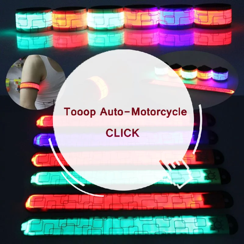 

Rechargeable LED Light Band Outdoor Sports Safety Arm Belt Safety Wristband Night Cycling Running Warning Arm Belt Leg