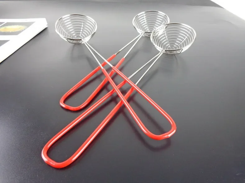 1pcs New Design Wholesale Stainless Steel Pearl Tapioca Pearl Colander Tea Set Utensil Colander Metal Strainer