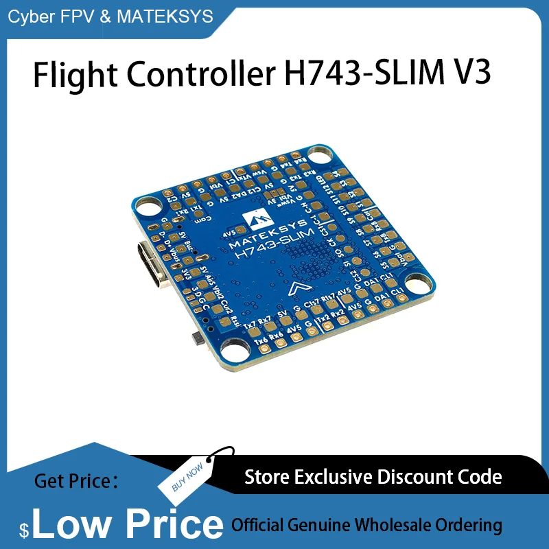 

Контроллер полета Matek H743-SLIM V3