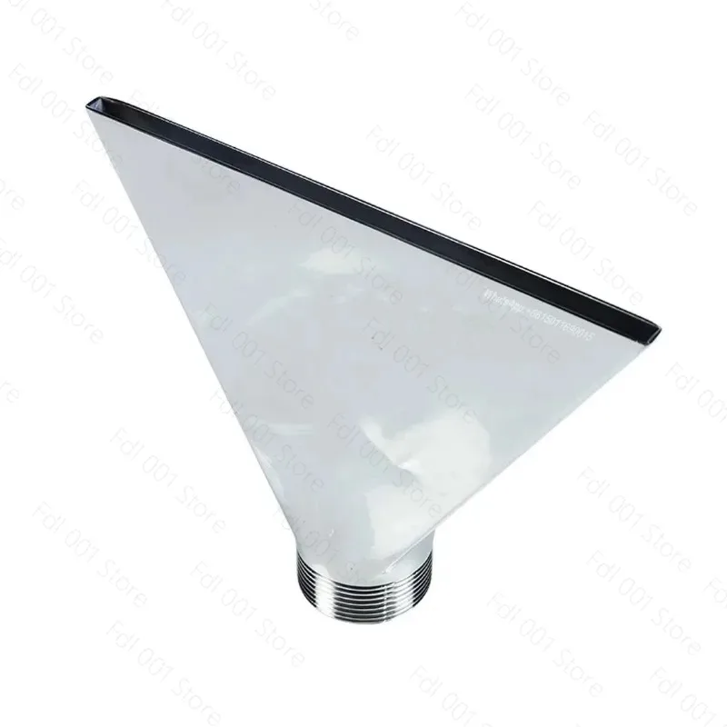 Swimming pool bath special shower nozzle duckbill pool high pressure water nozzle fan stainless steel hydrotherapy impactor