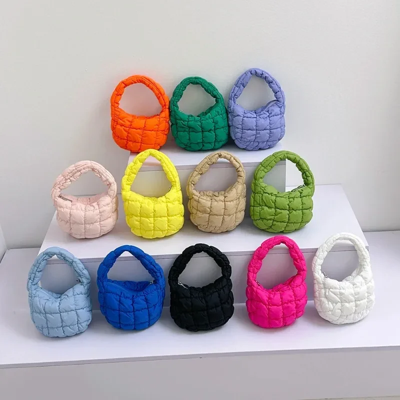 Women\'s Totes Bag Cloud Bag Pleated Underarm Bag Girl Shoulder Crossbody Bags Women Small Tote Bag Quilted Cloud Bag