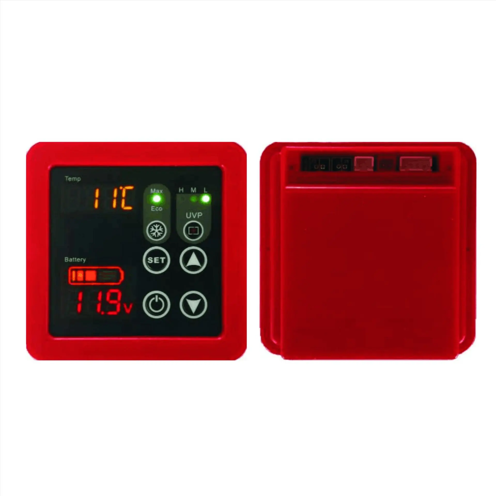 Universal 12V 24V Digital Thermostat Control Module, DC Compressor with Programmable Temperature for Fridge Freezer