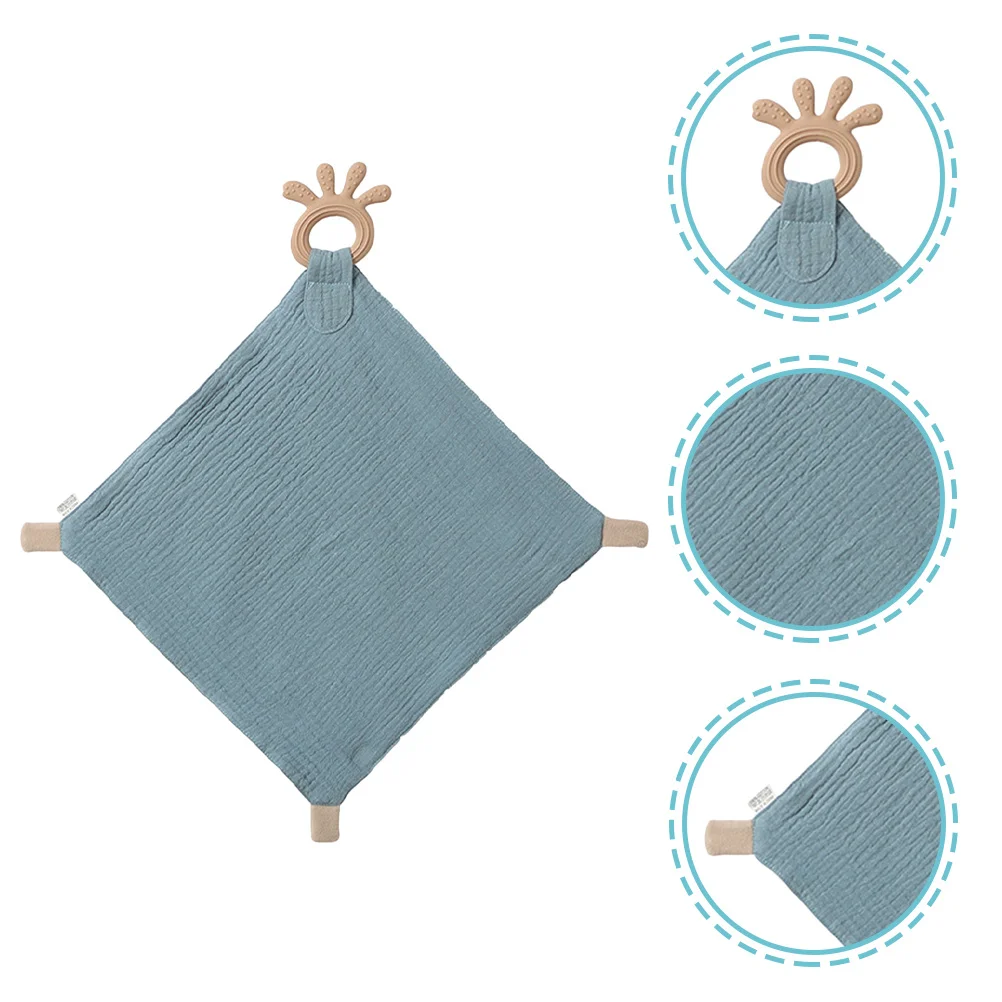Baby Soothing Security Blanket Nursery Soft Tactile Stimulation Lightweight Comfort for Newborn Boys Girls Baby Blanket