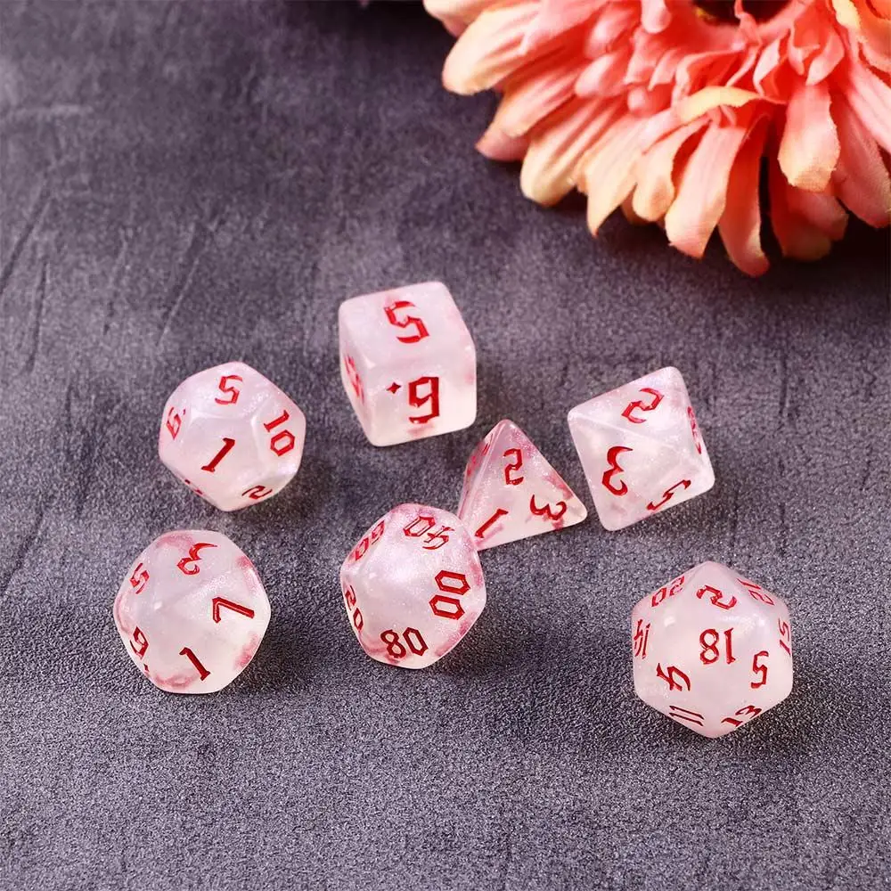 

Durable Acrylic Board Games Resin Desktop Game Playing Games Number Game Game Dice Dice Polyhedral Dices