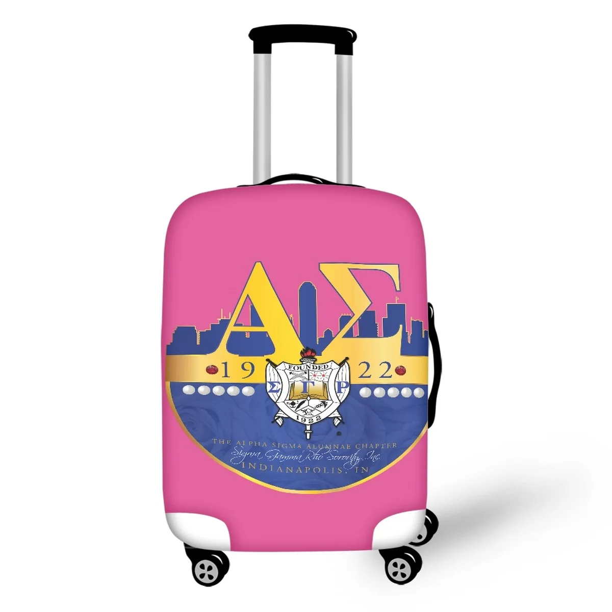 FORUDESIGNS Baggage Cover Protector 1922 Sigma Gamma Rho Design Suitcase Protective Covers Out About Commuting Utility Gadgets