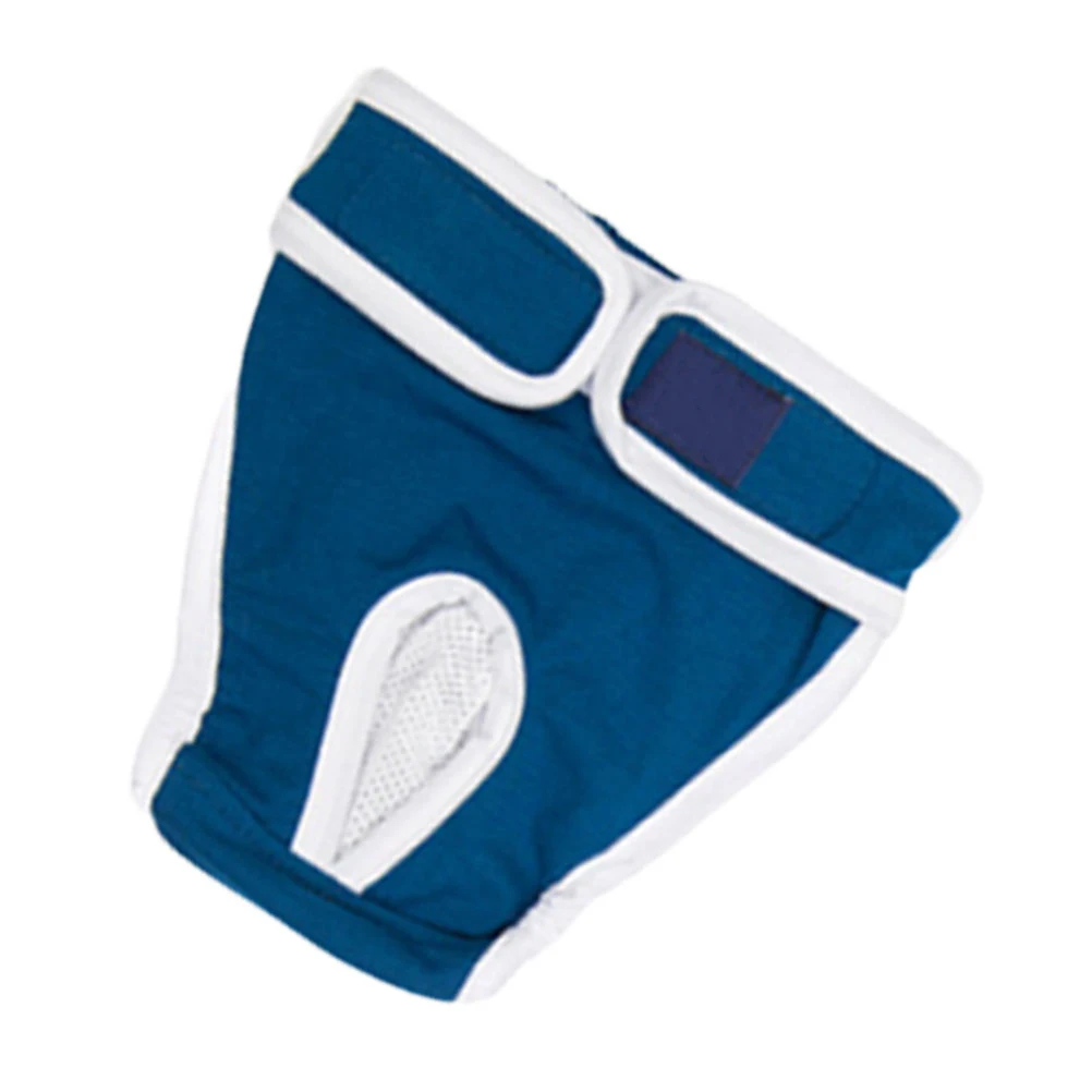 

Dog Diapers for Female Dogs Blue Reusable Menstrual Pants Pet Safety Sanitary Pants for Daily Use Cleanliness