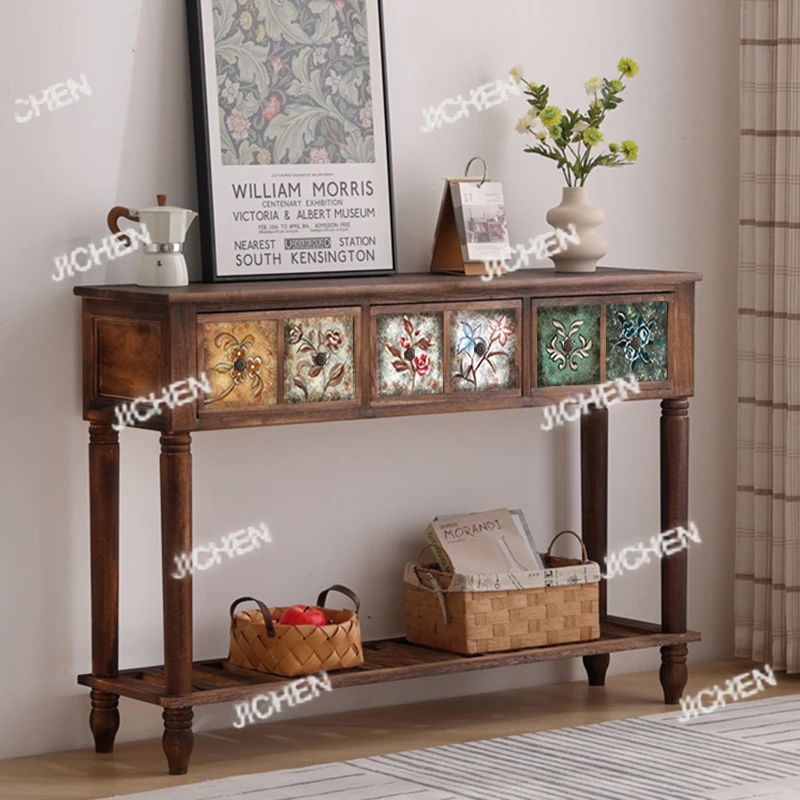 أثاث بسيط وحدة التحكم الجداول الحديثة كبار عالية رائع طاولة زاوية الشمال لطيف ميسا دي Entrada أثاث غرفة المعيشة