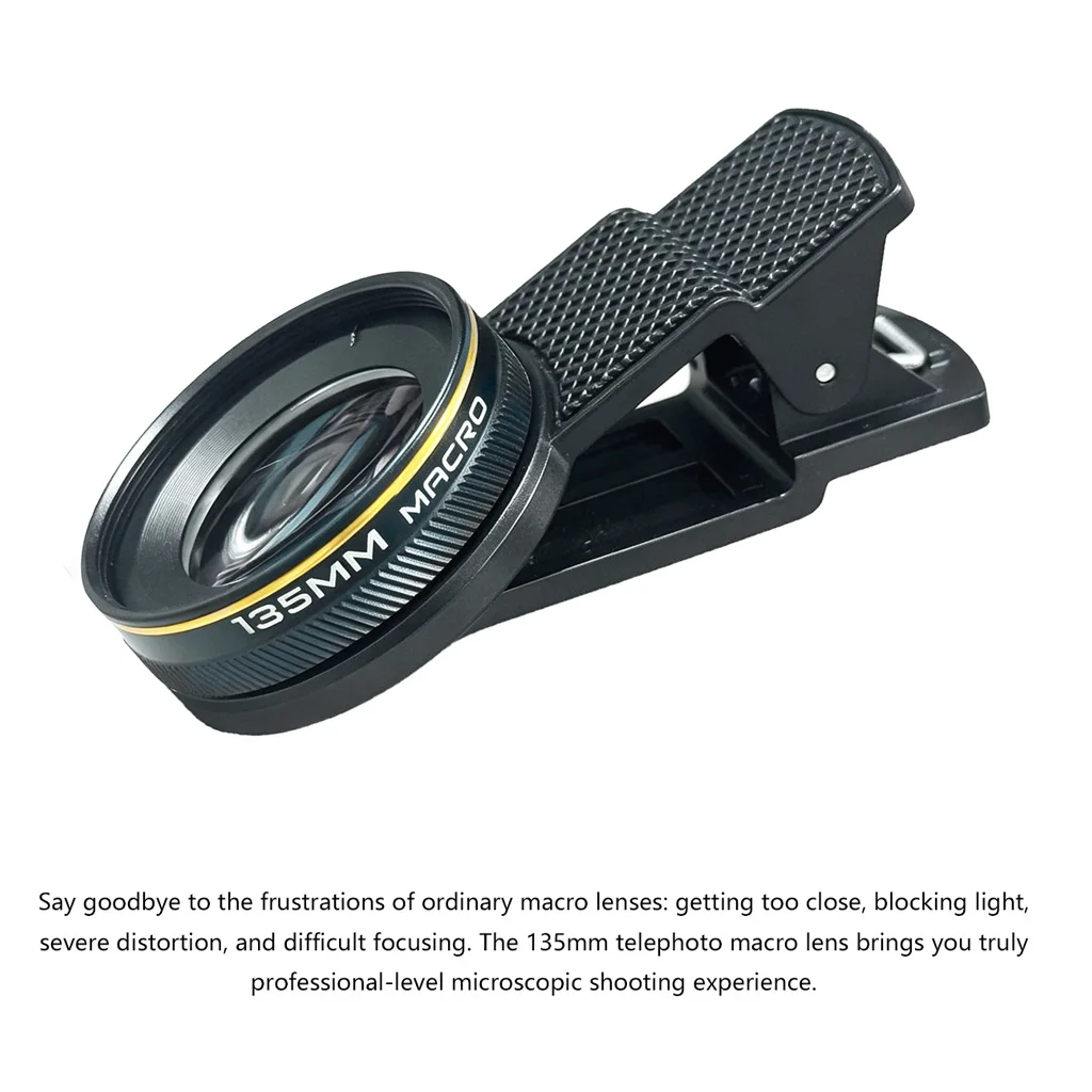 Handy-Kameraobjektivfilter, 135-mm-Makroobjektiv für Mobiltelefone, 30–150 mm Arbeitsabstand, Objektive für iPhone und Android. – Detail 22