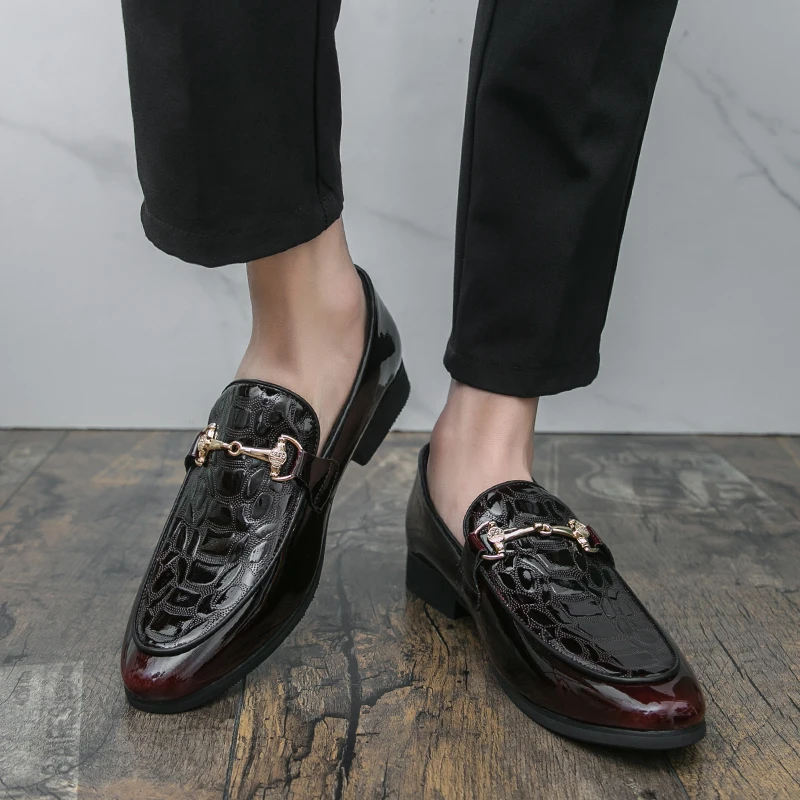 

Новые мужские кожаные туфли 2026 года в британском повседневном и корейском стиле, модные, для ночных клубов, для стилистов, универсальные
