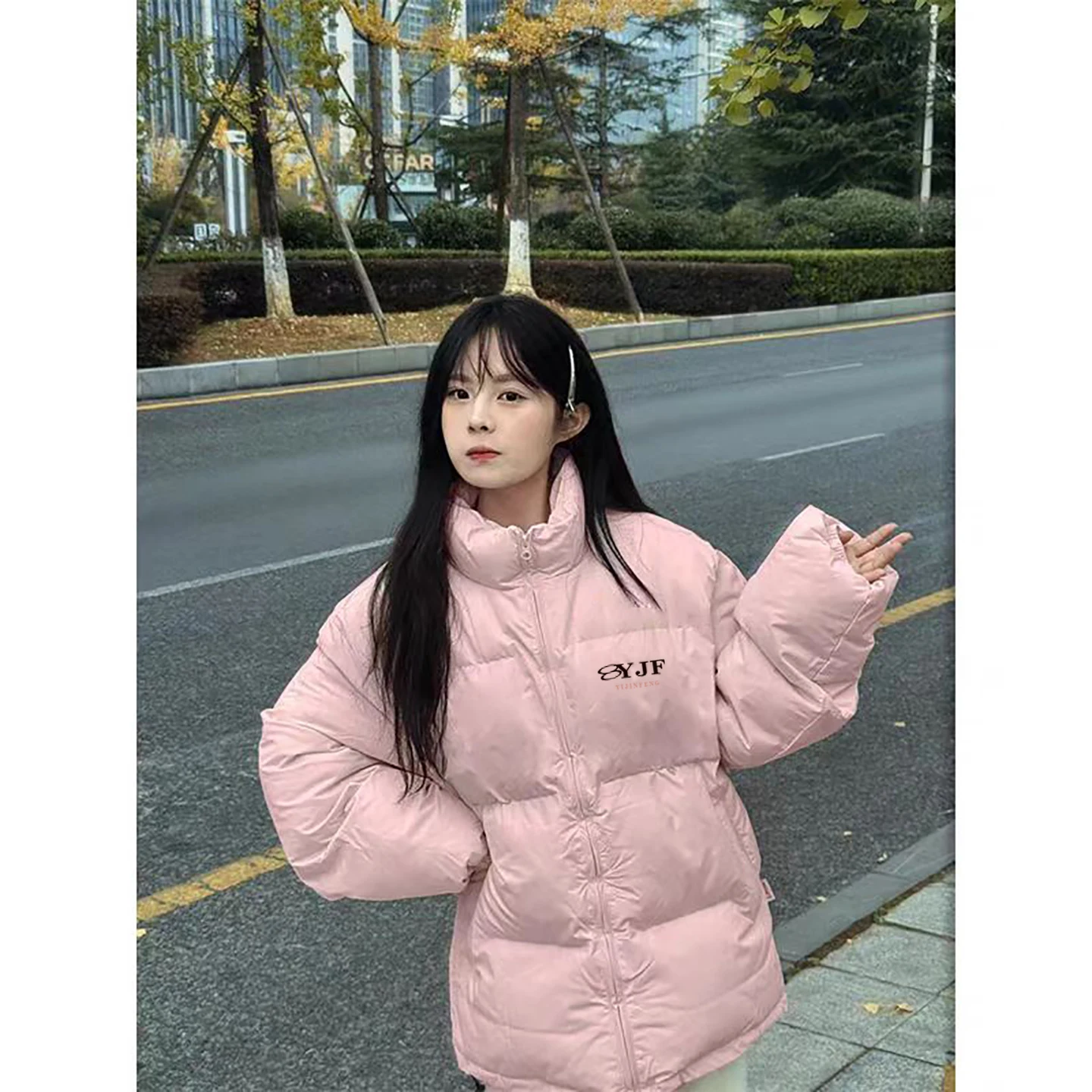 

Parka Polar Womens Polka Dot Pattern Classic Design Timeless Appeal Traditional Look Conventional Style Regular Fashion Neutral