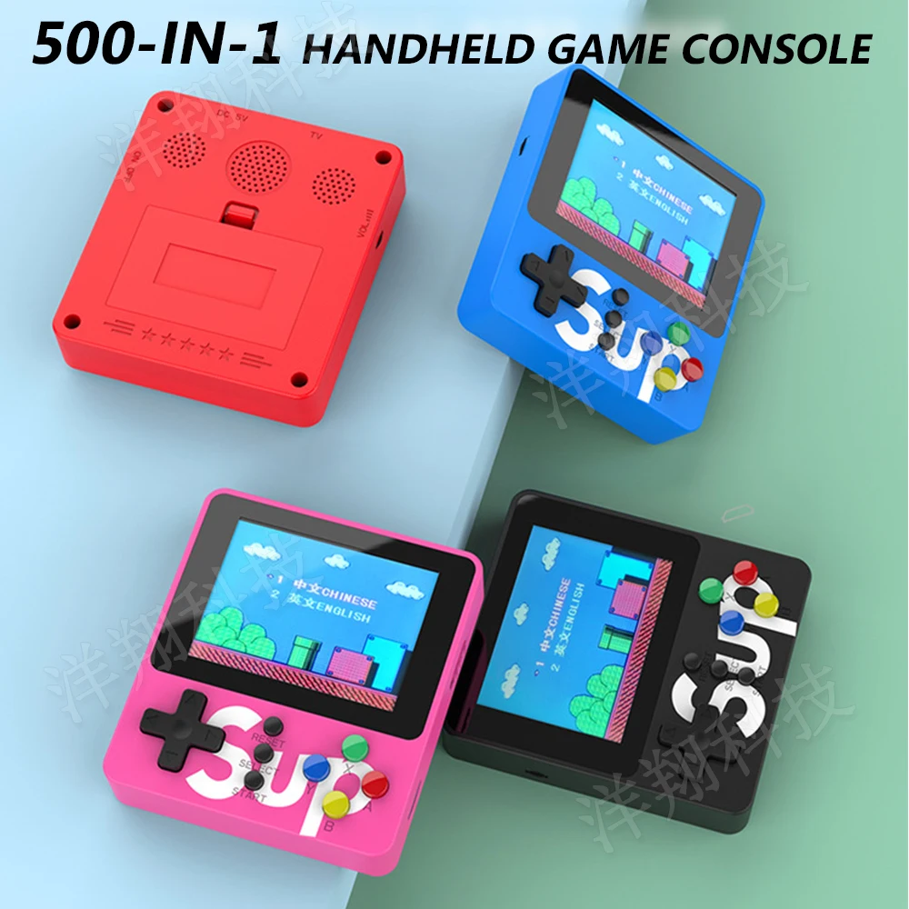 K5 Retro Video Game Console Portable Mini Handheld Games Box 500 classic games Arcade FC Player Consoles Toys Children Gamepad