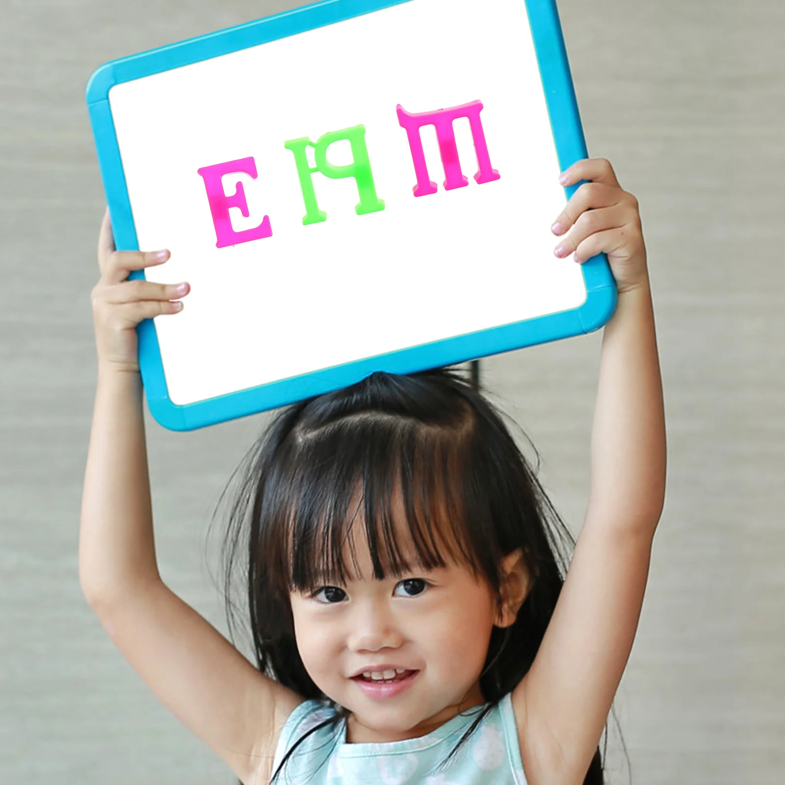 2 세트 자석 알파벳 문자 플라스틱 문자 스티커 러시아어 학습 냉장고 장식 교육용