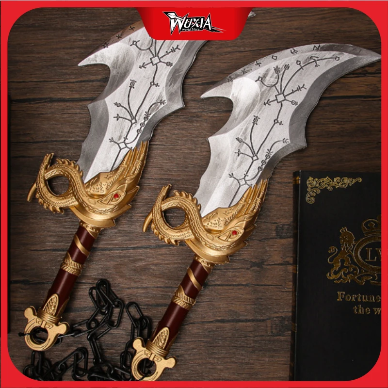 

God of War Game Peripherals Weapon Blades of Athena Kratos 45cm High Quality Pu Material Katana Sword Samurai Toy Weapons Toys