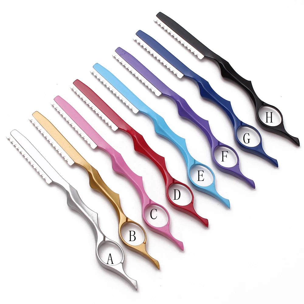 Professional Sharp Barber Razor Blade 1Pcs Hair Razors Cut Hair Cutting Thinning Knife Salon Tools Dropshipping C6100