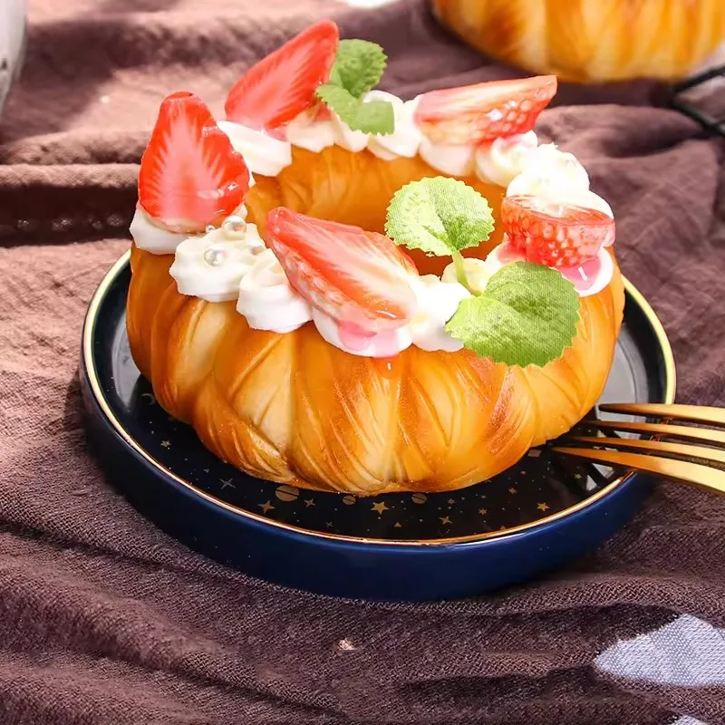 Simulation Obst Kuchen Gefälschte Lebensmittel Modell Dekoration Brot Backen Fotografie Requisiten Ornamente Fenster Display Wohnkultur – Detail 7
