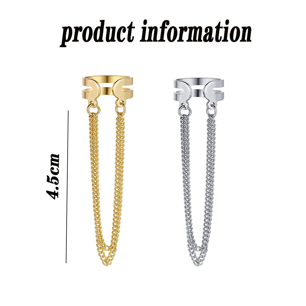 2024 Korean Gold Classic Dangle Drop Earrings for Women Exaggerated Long Tassel Chain Metal  Fashion Jewelry Accessories